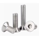 JCBCFAFED Metric 18-8 Stainless SteelHex Drive Tornillos de cabeza plana