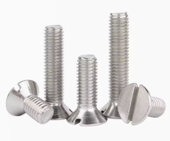 91430A050 | Metric 18-8 Stainless SteelSlotted Flat Head Screws 