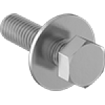 JADAAABEA Hex Head Screws with Flat Washer