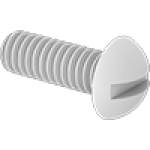 JEHAAABJJ Extreme-Temperature Chemical-ResistantPTFE Decorative Round Head Slotted Screws