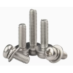 JFAJCADCE Pan Head Screws with Flatand Split Lock Washer