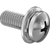 90400A225 | Steel Pan Head Screws with Spring Lock Washer | LILY Bearing