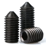 JCGJFABBA Alloy Steel Cone-Point Set Screws