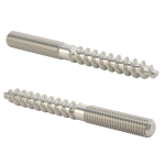 JIICIABAA Metric Stainless Steel WoodScrew Threaded Studs