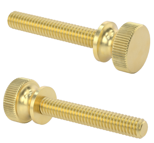 Albany County Fasteners Solid Brass Knurled Thumb Nuts - UNC 3/8-16, Qty 25