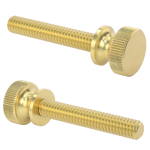 JCECBABJJ Brass Flared-CollarKnurled-Head Thumb Screws