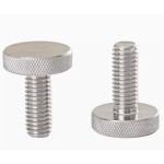 JCFEFABJJ Metric Stainless Steel Low-ProfileKnurled-Head Thumb Screws