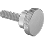 JBIDAADAE Tornillos de cabeza moleteada de acero inoxidable