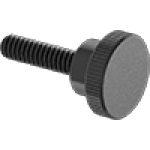 JBIICADFC Steel Raised Knurled-HeadThumb Screws