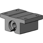 GDHEKEBE Common Mounted Linear Sleeve Bearings for Support Rail Shafts