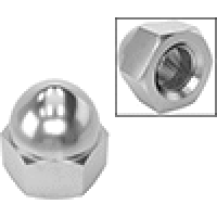 90421A230 18-8 Stainless Steel Vibration-Resistant Cap Locknuts
