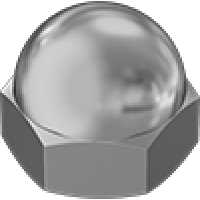 92718A451 Brass Cap Nuts