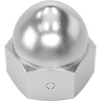 90455A180 Low-Strength Steel Distorted-Thread Cap Locknuts
