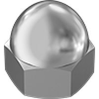 98858A105 Medium-Strength Steel Cap Nuts