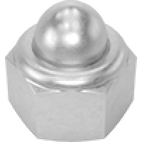 90582A116 Metric Nylon-Insert Cap Locknuts