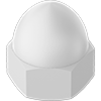 90527A510 Metric Plastic Cap Nuts