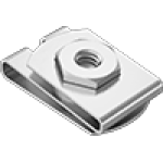 JIAGFABFF No-Slip Clip-On Enclosed Hex Nuts