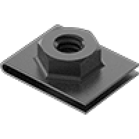 90542A242 No-Slip Clip-On Nuts