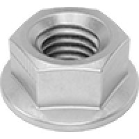 90426A210 Medium-Strength Steel Distorted-ThreadFlange Locknutsu2014Grade 5