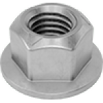 JAECGABGA Metric Medium-Strength SteelDistorted-Thread Flange Locknuts—Class 8