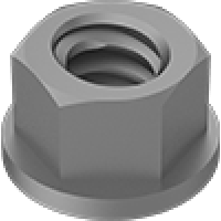 95307A400 Mil. Spec. Low-Strength SteelDistorted-Thread Flange Locknuts