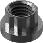 JAJJHAHFA Stainless Steel High-Torque 12-Point Flange Nuts