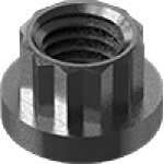 JAHFJAEAA Steel High-Torque 12-Point Flange Nuts