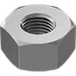 JECFCAHCG Tuercas hexagonales pesadas de acero inoxidable 18-8 para aplicaciones de alta presión