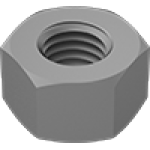 JAFIAAIEE Tuercas hexagonales pesadas de acero de alta resistencia para aplicaciones estructurales-Grado C
