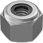 JBIDBABCC 18-8 Stainless Steel Nylon-Insert Locknuts
