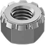 JAJCDACBJ Metric Stainless Steel Locknutswith External-Tooth Lock Washer