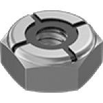 JHCDBAECA Mil. Spec. 18-8 Stainless Steel Thin Nylon-Insert Locknuts