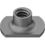 JAFJEAEBA Steel Narrow-Base Weld Nuts