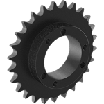 GCDHFKE Quick-Disconnect (QD) Bushing-Bore Sprockets for ANSI Roller Chain