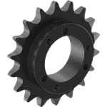 GCDHFKFE Quick-Disconnect (QD) Bushing-Bore Sprockets for ANSI Roller Chain