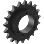 GCDHFKFF Quick-Disconnect (QD) Bushing-Bore Sprockets for ANSI Roller Chain