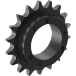 GCDHFKHE Quick-Disconnect (QD) Bushing-Bore Sprockets for ANSI Roller Chain