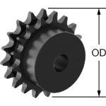 CHIEKCD Sprockets for Double-Strand ANSI Roller Chain