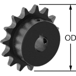 CFAATEHC Wear-Resistant Sprockets for ANSI Roller Chain