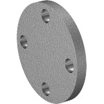 EEHAFKFDE Aluminum Unthreaded Pipe Flanges