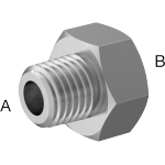 BIFJNBDH Miniature Medium-Pressure Aluminum Threaded Pipe Fittings