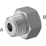 BIFJNBDI Miniature Medium-Pressure Aluminum Threaded Pipe Fittings