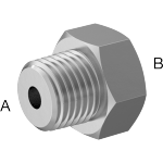 BIFJNBEB Miniature Medium-Pressure Aluminum Threaded Pipe Fittings