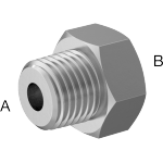 BIFJNBEC Miniature Medium-Pressure Aluminum Threaded Pipe Fittings