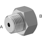 BIFJNBEF Miniature Medium-Pressure Aluminum Threaded Pipe Fittings