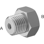 BIFJNBFB Miniature Medium-Pressure Aluminum Threaded Pipe Fittings