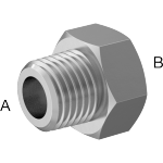 BIFJNBFE Miniature Medium-Pressure Aluminum Threaded Pipe Fittings