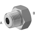 BIFJNBFG Miniature Medium-Pressure Aluminum Threaded Pipe Fittings