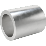 EFFJTCE Thick-Wall Aluminum Unthreaded Pipe Nipples and Pipe