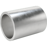 EFFJTEE Thick-Wall Aluminum Unthreaded Pipe Nipples and Pipe